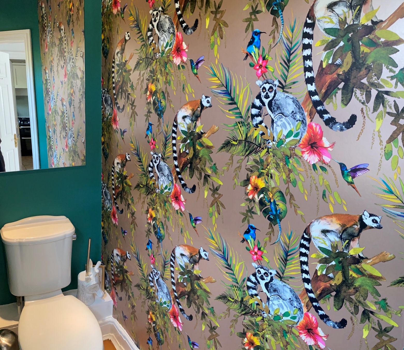 Holden Décor Statement Masoala Multicolour Lemur Smooth Wallpaper  DIY at  BQ